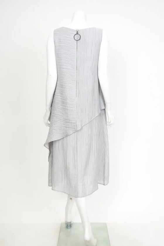 IC Collections - Layered Dress With Back Zip