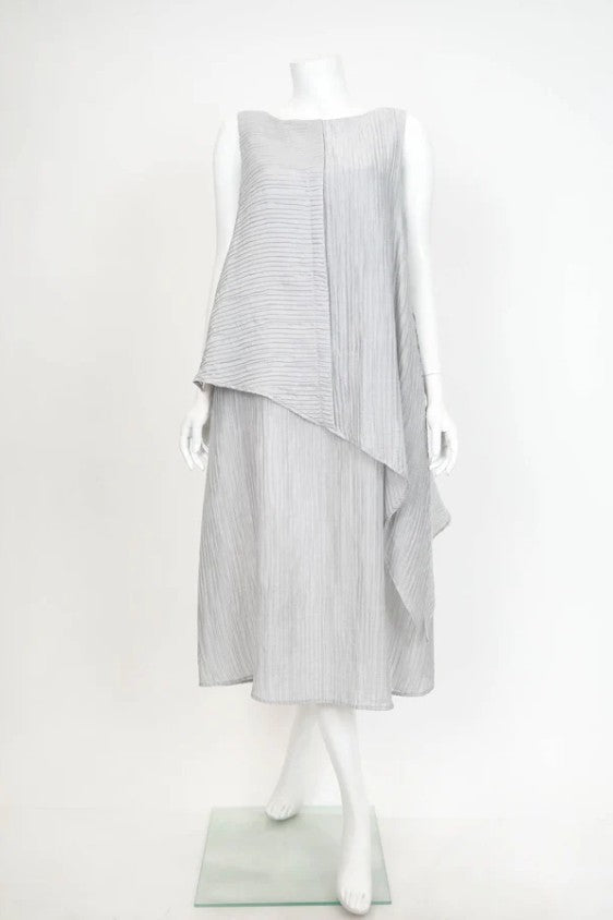 IC Collections - Layered Dress With Back Zip