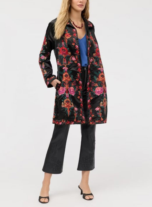 Johnny Was - AJOWAN EMBROIDERED COAT