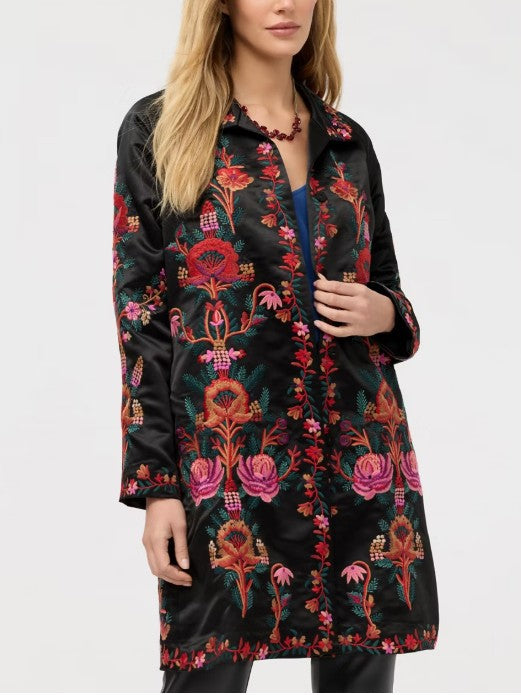 Johnny Was - AJOWAN EMBROIDERED COAT