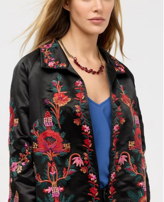 Johnny Was - AJOWAN EMBROIDERED COAT