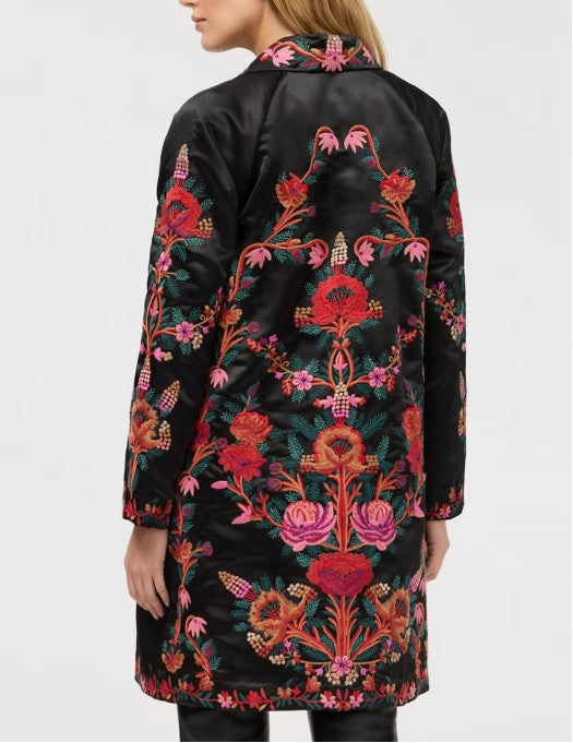 Johnny Was - AJOWAN EMBROIDERED COAT