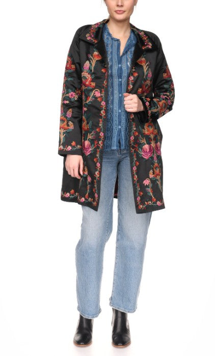 Johnny Was - AJOWAN EMBROIDERED COAT