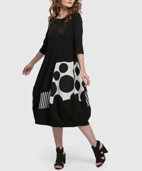 Alembika Clothing - Urban Broadway Cocoon Dress, Mono