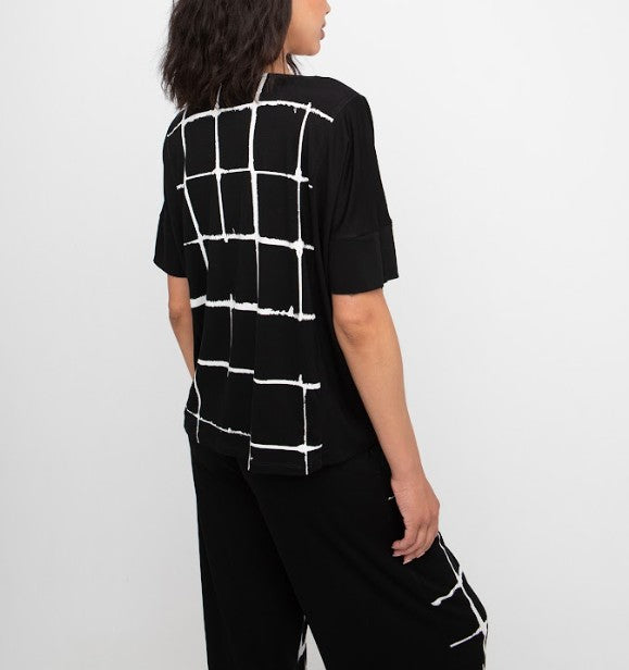 Ozai N Ku Nysa Pockets Tee, Mono FINAL SALE ITEM