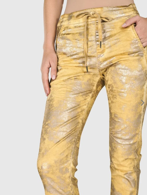 Alembika Jeans - Iconic Stretch Jeans, Honey Gold FINAL SALE ITEM