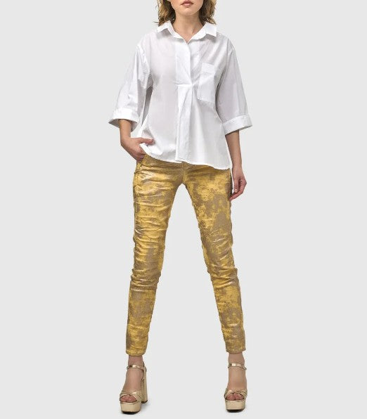 Alembika Jeans - Iconic Stretch Jeans, Honey Gold FINAL SALE ITEM