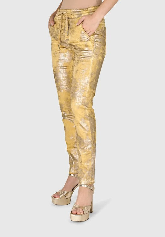 Alembika Jeans - Iconic Stretch Jeans, Honey Gold FINAL SALE ITEM