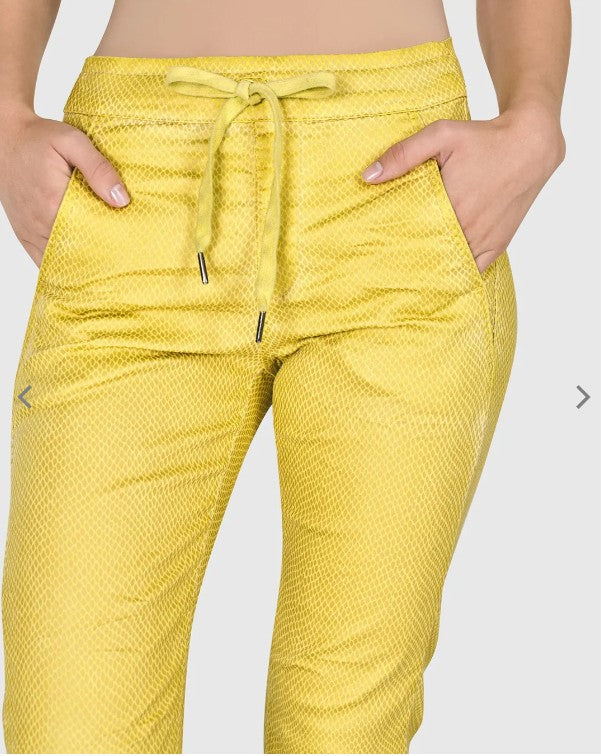 Alembika Clothing - Iconic Stretch Jeans, Honey Snake