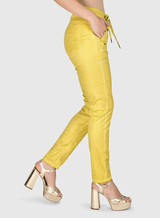 Alembika Clothing - Iconic Stretch Jeans, Honey Snake