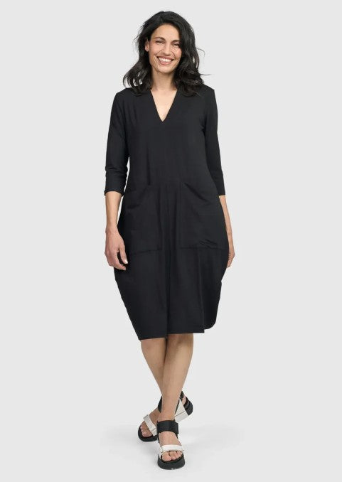Alembika Essentials - Essential Cargo Dress, Black