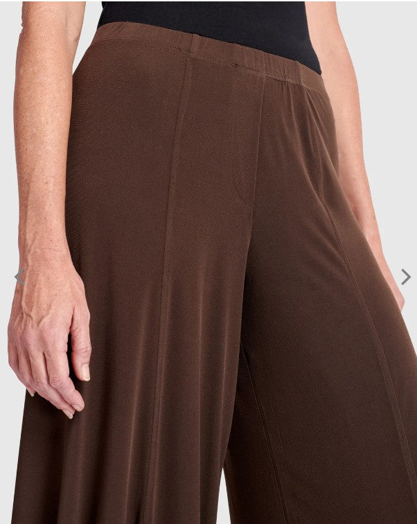 Alembika Essentials - Essential Slinky Punto Pants, Sepia