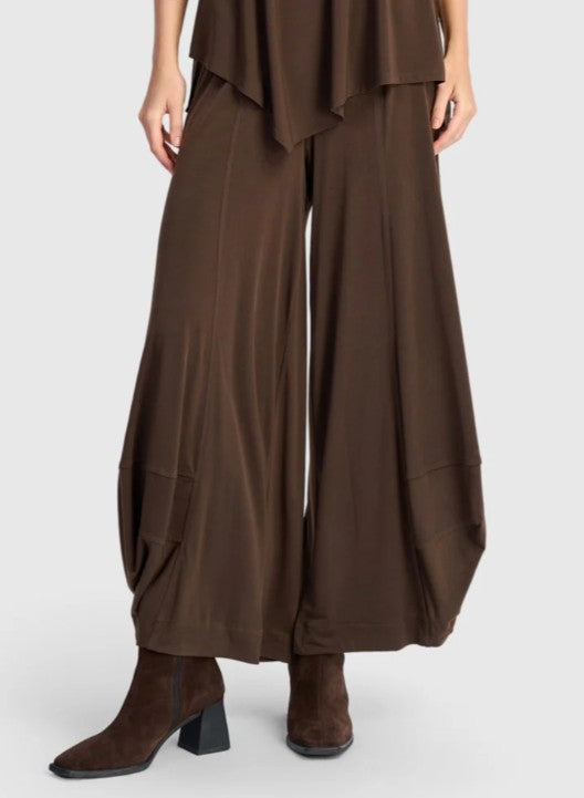 Alembika Essentials - Essential Slinky Punto Pants, Sepia
