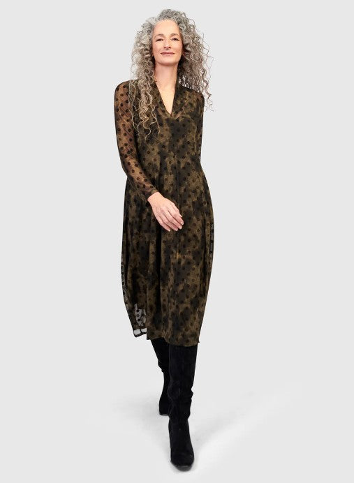Alembika Dresses - Grove Mesh Cocoon Dress, Antique