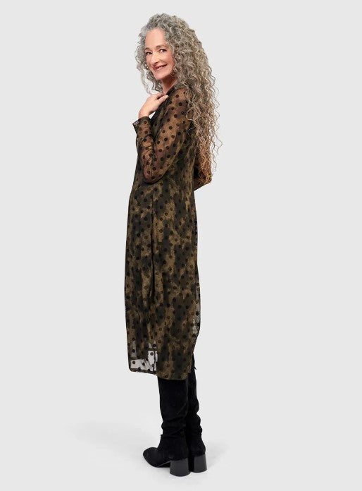 Alembika Dresses - Grove Mesh Cocoon Dress, Antique