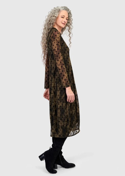 Alembika Dresses - Grove Mesh Cocoon Dress, Antique