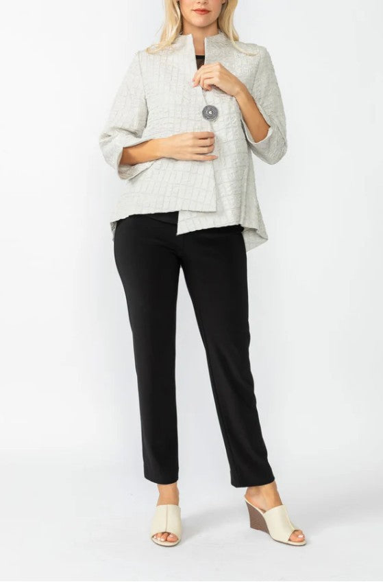 IC Collection - CRINKLE JQD ONE BUTTON JACKET