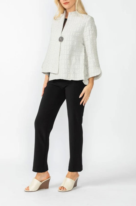 IC Collection - CRINKLE JQD ONE BUTTON JACKET