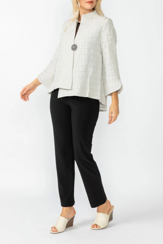 IC Collection - CRINKLE JQD ONE BUTTON JACKET