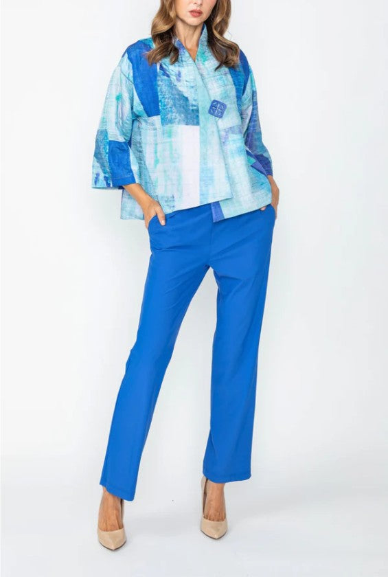 IC Collection - ABSTRACT PRINTED COLLARLESS ONE