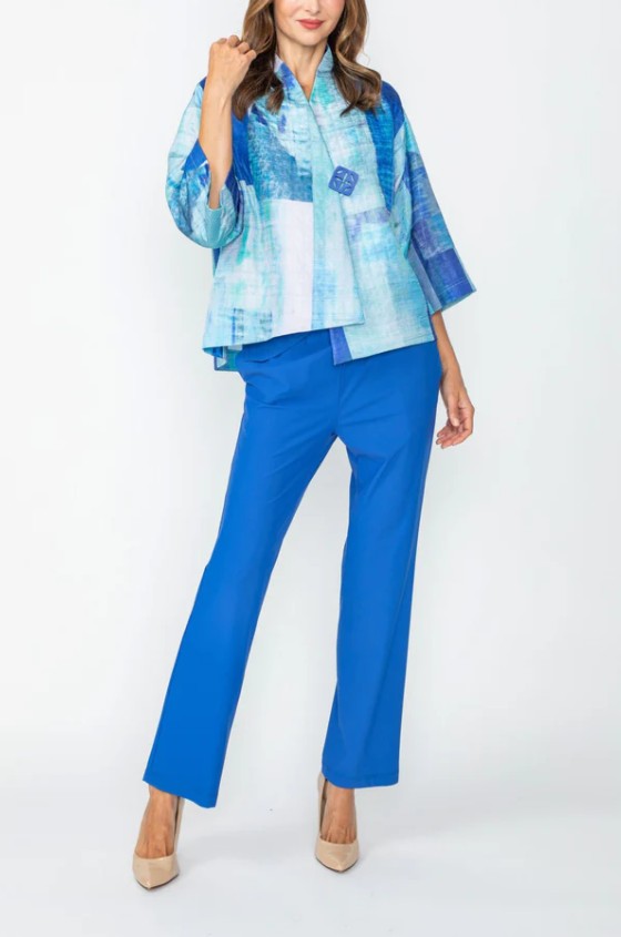 IC Collection - ABSTRACT PRINTED COLLARLESS ONE