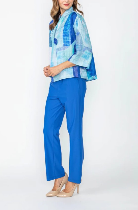 IC Collection - ABSTRACT PRINTED COLLARLESS ONE