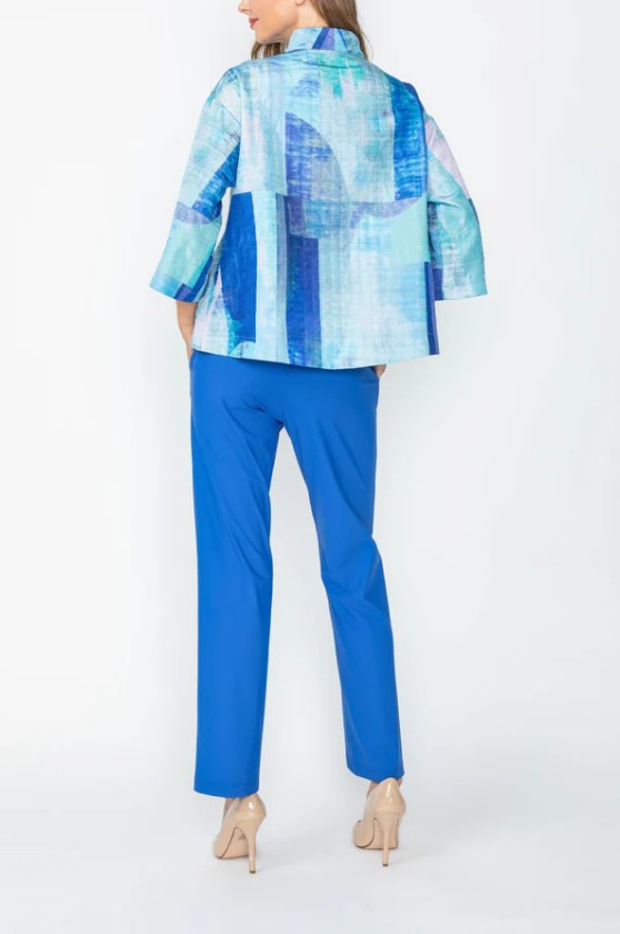 IC Collection - ABSTRACT PRINTED COLLARLESS ONE