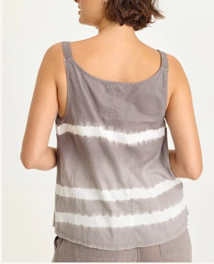 Wearables By XCVI - Shawnie Linen Billowy Pintuck Tank