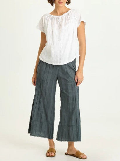 Wearables By XCVI - Doyen Textured Gauze Crop