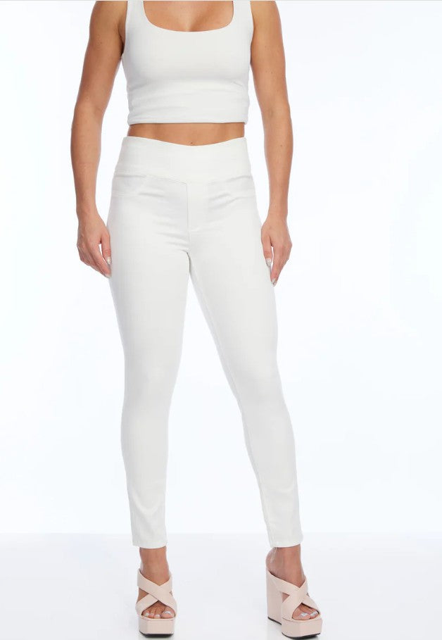 Lior Jeans -Women's Stretchy White Skinny Jeans LIOR | Jane