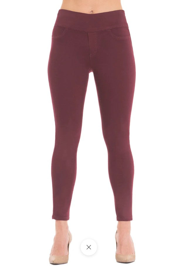 Lior Jeans - Stretchy Bordeaux Skinny Jeans Jane Lior Paris
