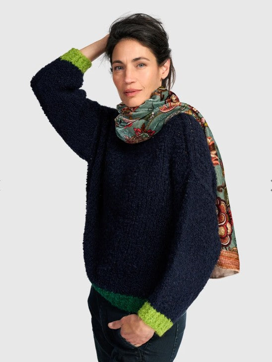 Alembika Clothing - Riff Boucle Sweater, Midnight