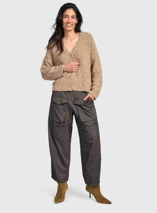 Alembika Clothing - Teddy Boucle Cardigan, Sand