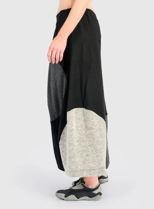 Alembika Clothing - Urban Cozy Maxi Skirt, Storm Mix