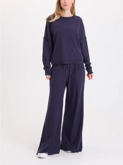 Wearables By XCVI - Cirilla Crepe-Knit Pullover