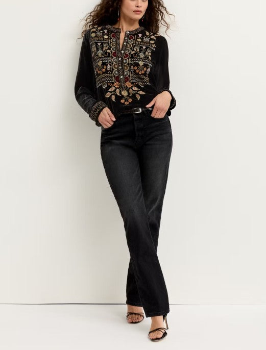 Johnny Was - VELVET HENLEY TUNIC