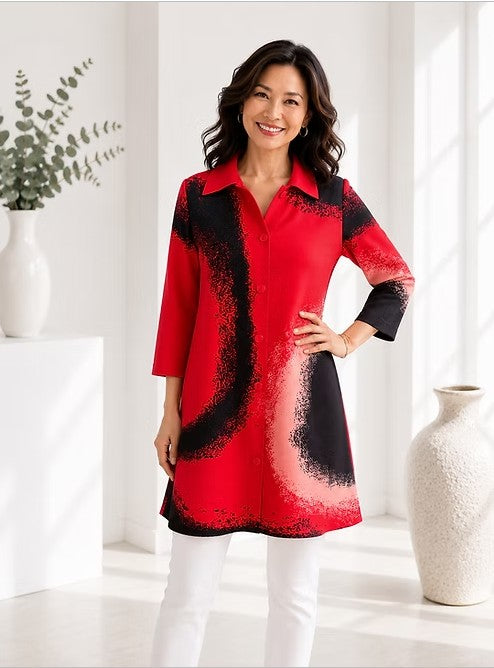 Vanite Couture - Pleated Jacket Dress