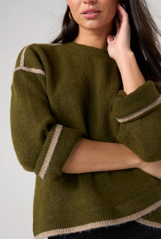 Liverpool Clothing - Long Sleeve Sweater W/ Tulip Hem