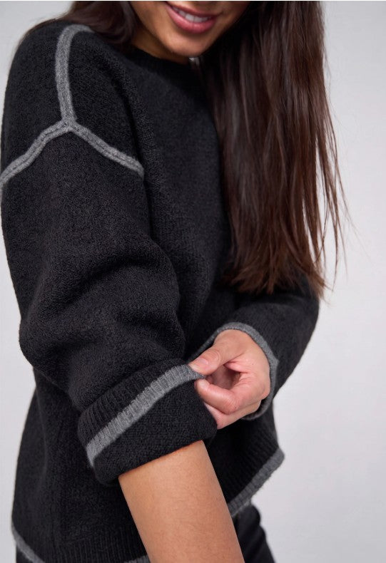 Liverpool Clothing - Long Sleeve Sweater W/ Tulip Hem