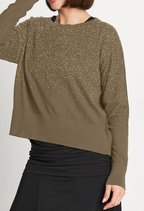 Planet Clothing - Pima Cotton Confetti Crewneck Sweater