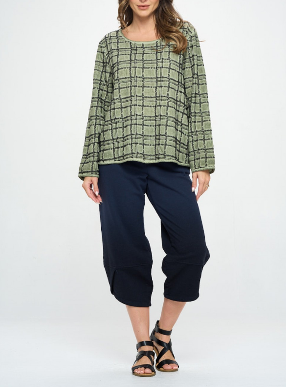 Focus Clothing - Plaid Pullover FINAL SALE ITEM