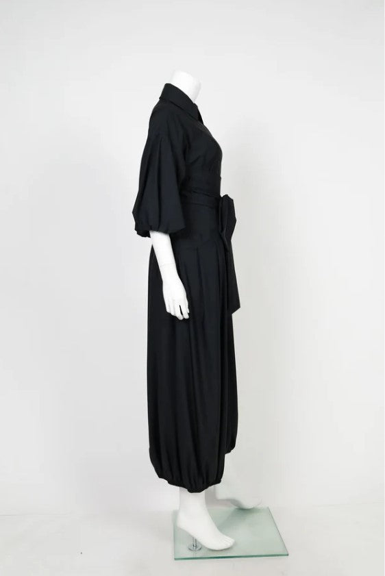 IC Collection - BLOUSON SLEEVE WILD-LEG JUMPSUIT