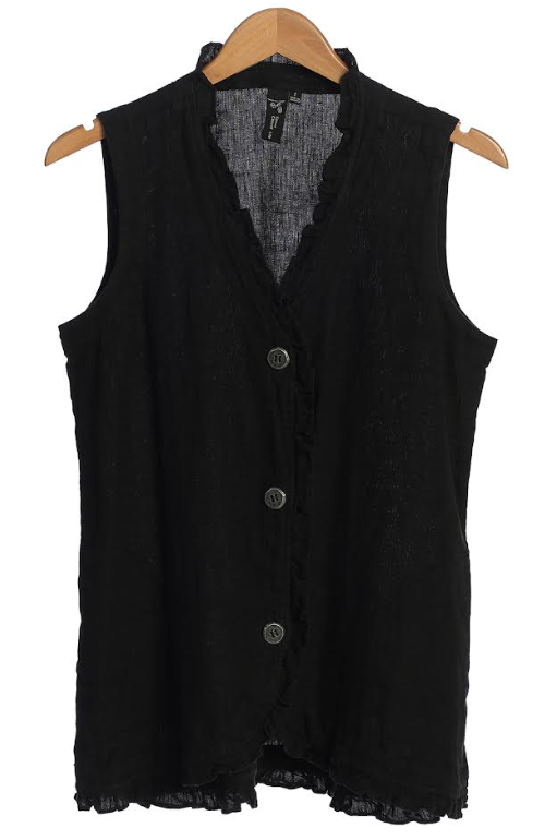 Focus Clothing - Ruffle Vest FINAL SALE ITEM