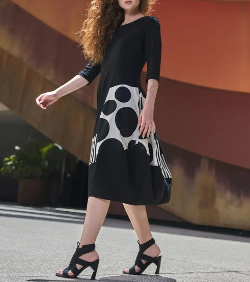 Alembika Clothing - Urban Broadway Cocoon Dress, Mono