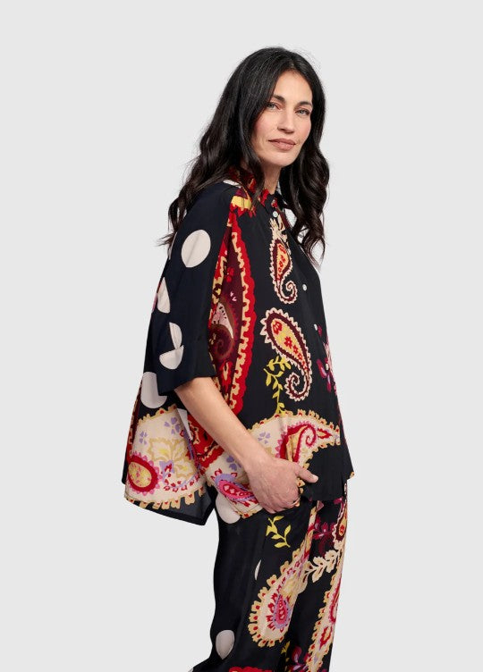 Alembika Clothing - Bailey Button Down Shirt, Fiesta