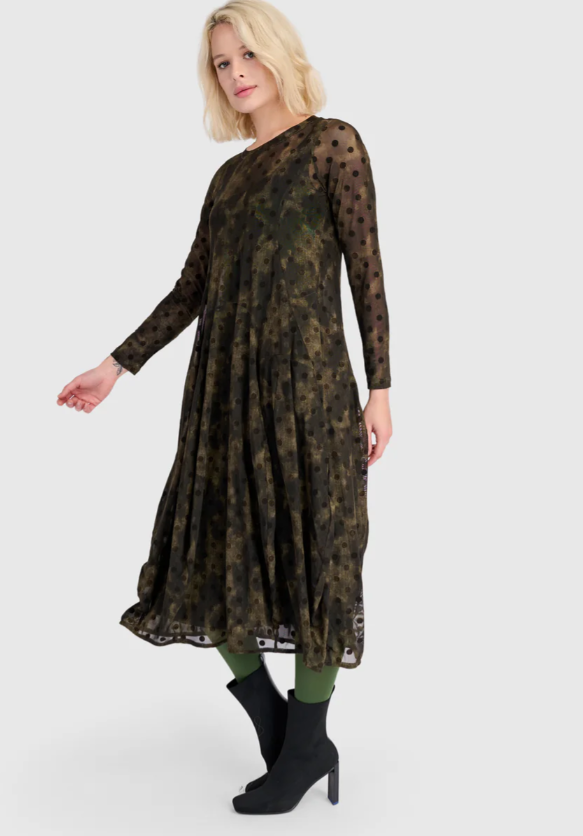 Alembika Clothing - Bramble Mesh Cocoon Dress, Antique