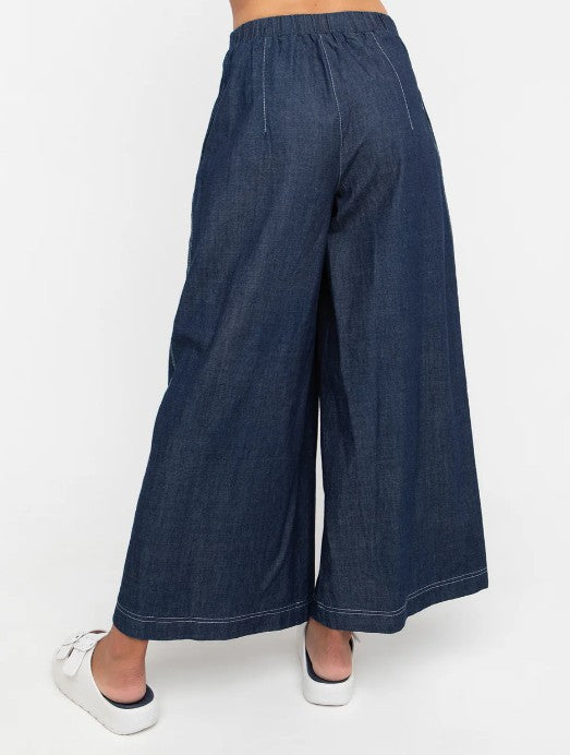Ozai N Ku Nema Wide Trouser, Denim FINAL SALE ITEM