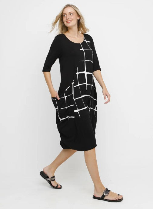 Ozai N Ku Chara Easy Dress, Mono Final Sale Item