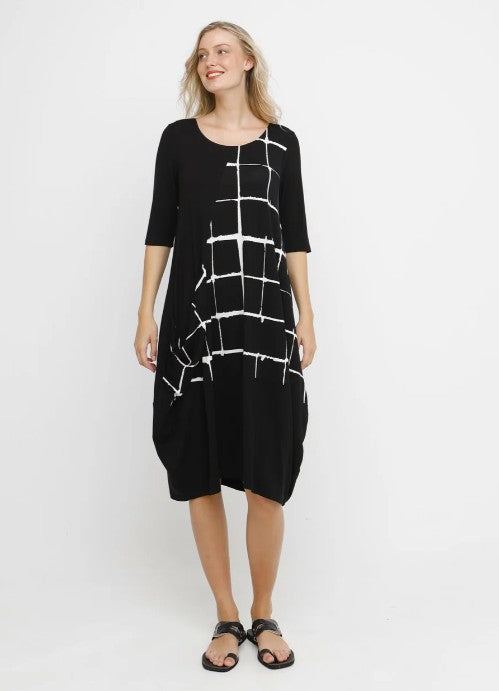 Ozai N Ku Chara Easy Dress, Mono Final Sale Item
