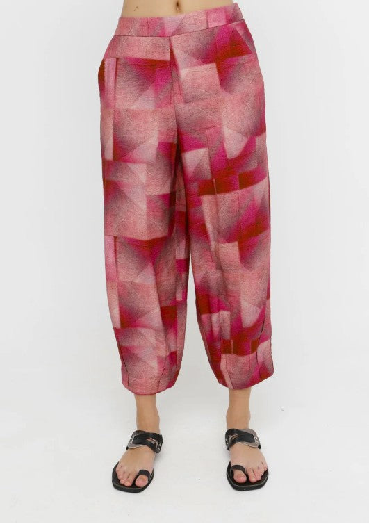 Ozai N Ku Silema Trouser, Geo Pink FINAL SALE ITEM